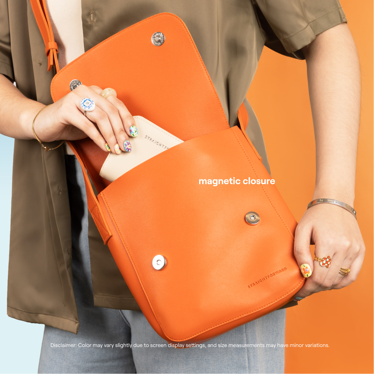 DVL Minimalist Flap Sling Bag