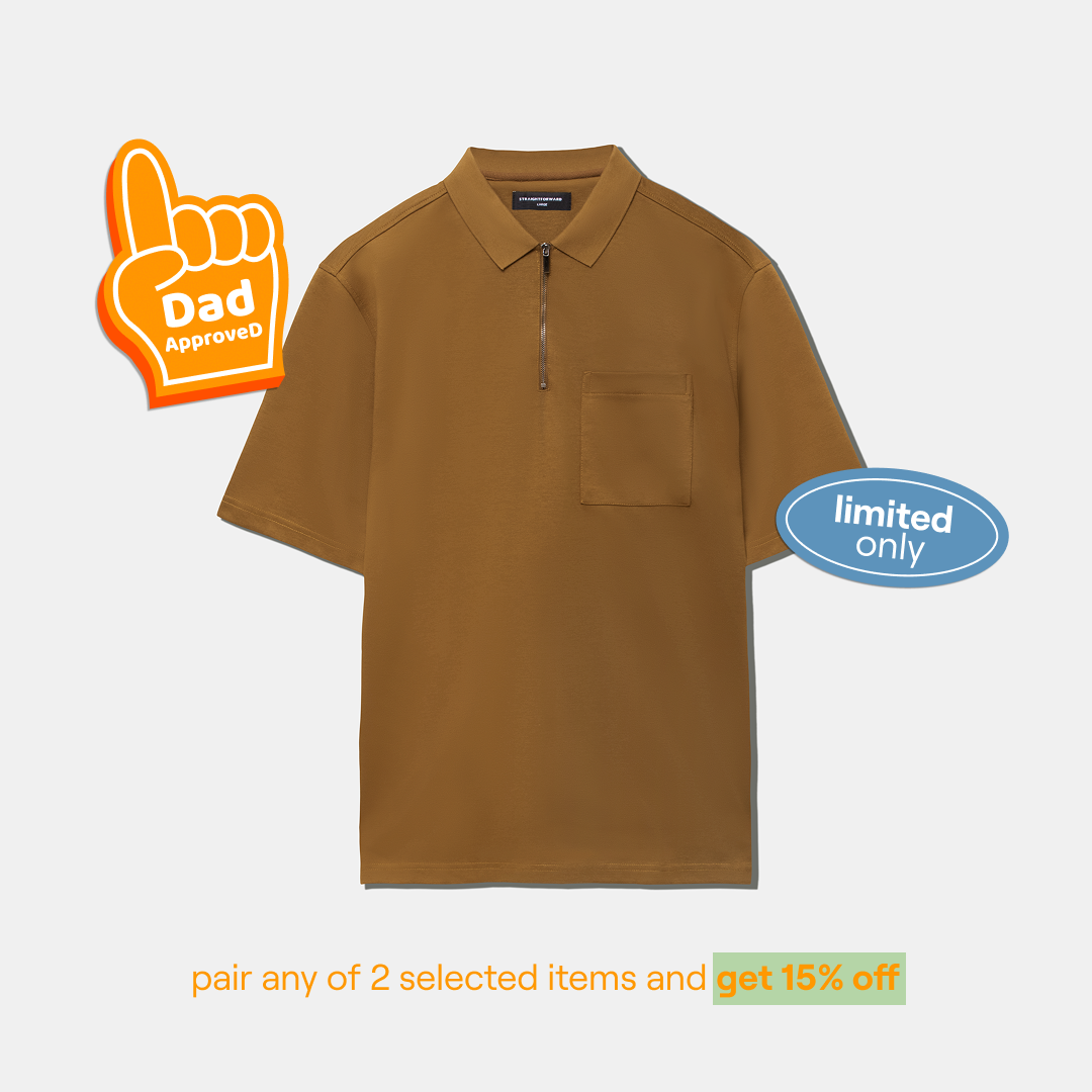 Men's Get-Up, Zip Up Polo Shirt