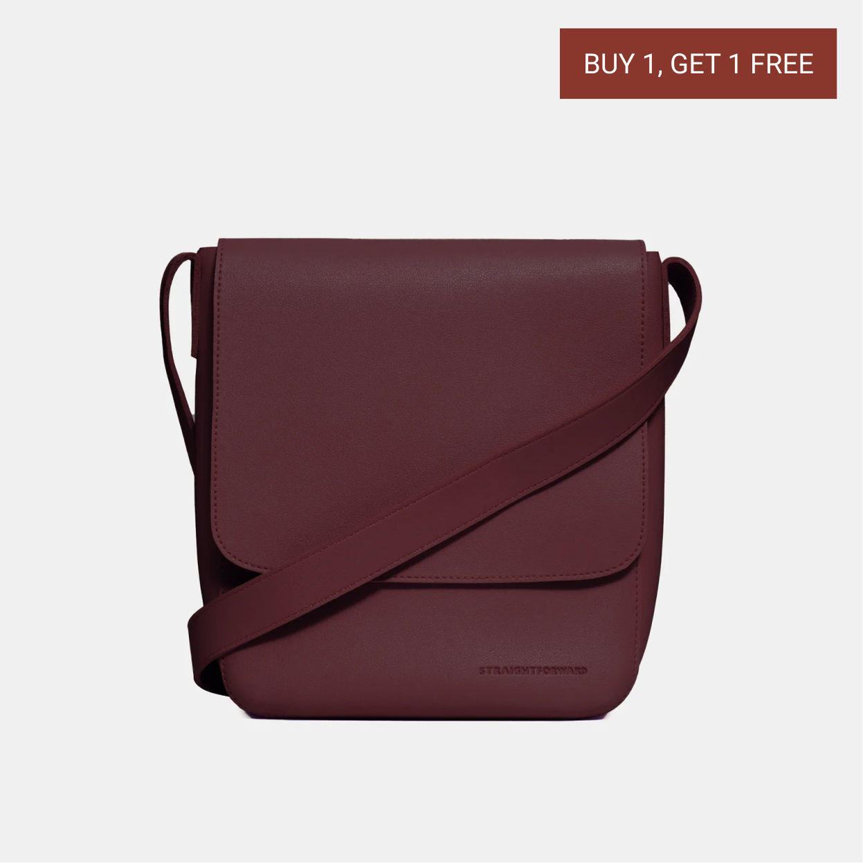 DVL Minimalist Flap Sling Bag DVL Maroon