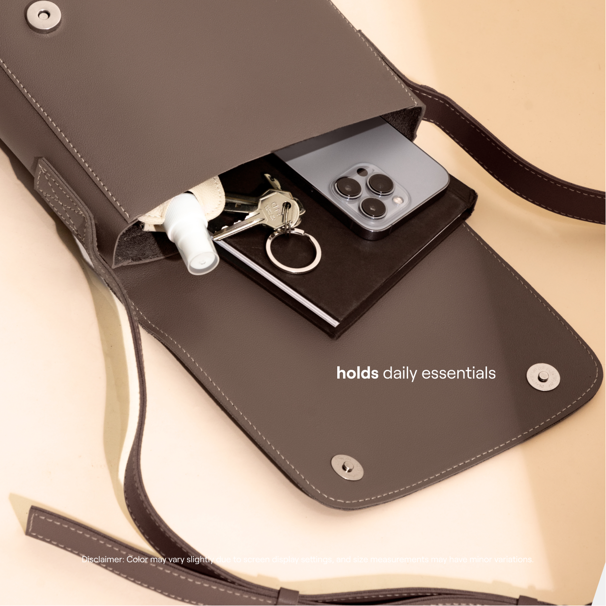 DVL Minimalist Flap Sling Bag