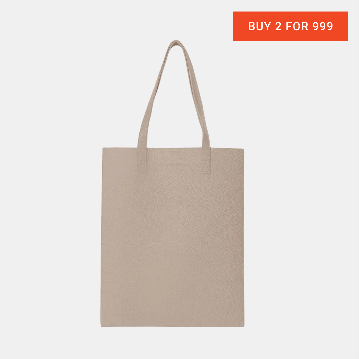 DVL Portrait Tote Bag (Pebble Texture)