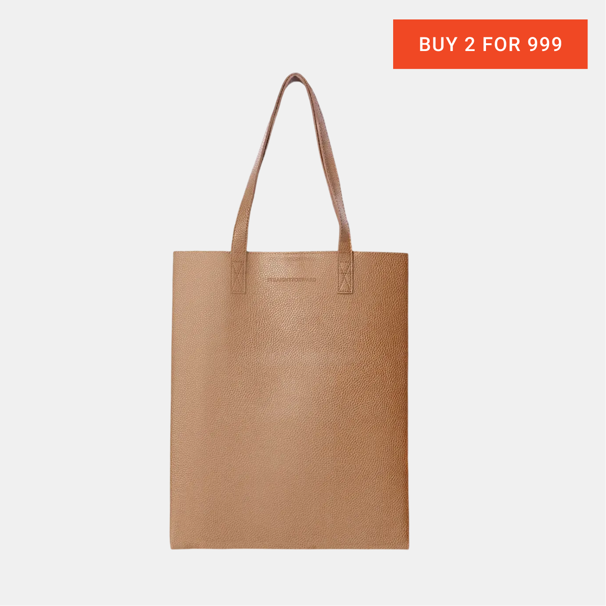 DVL Portrait Tote Bag (Pebble Texture)