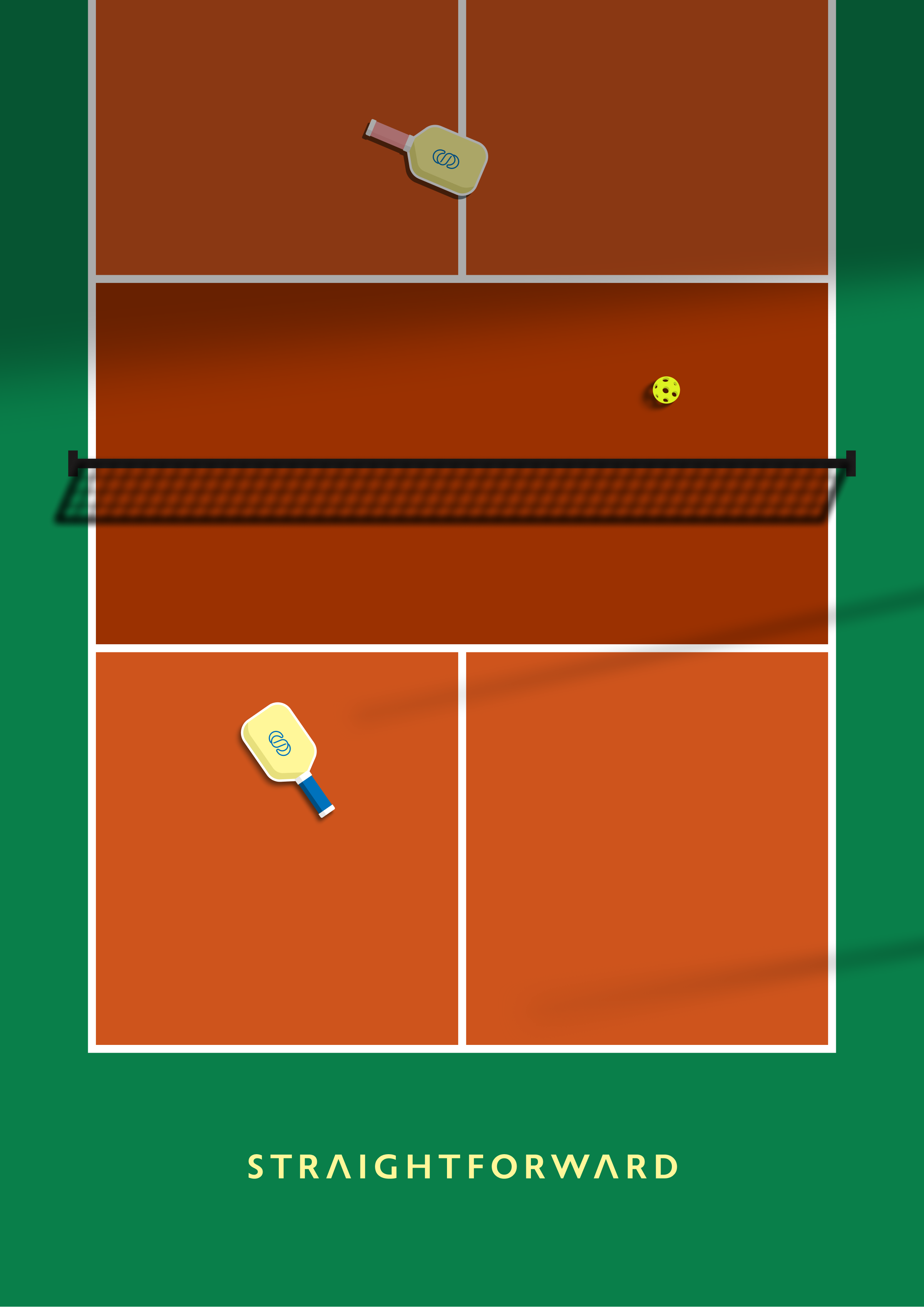 Straightforward Postcards Racquet Sports