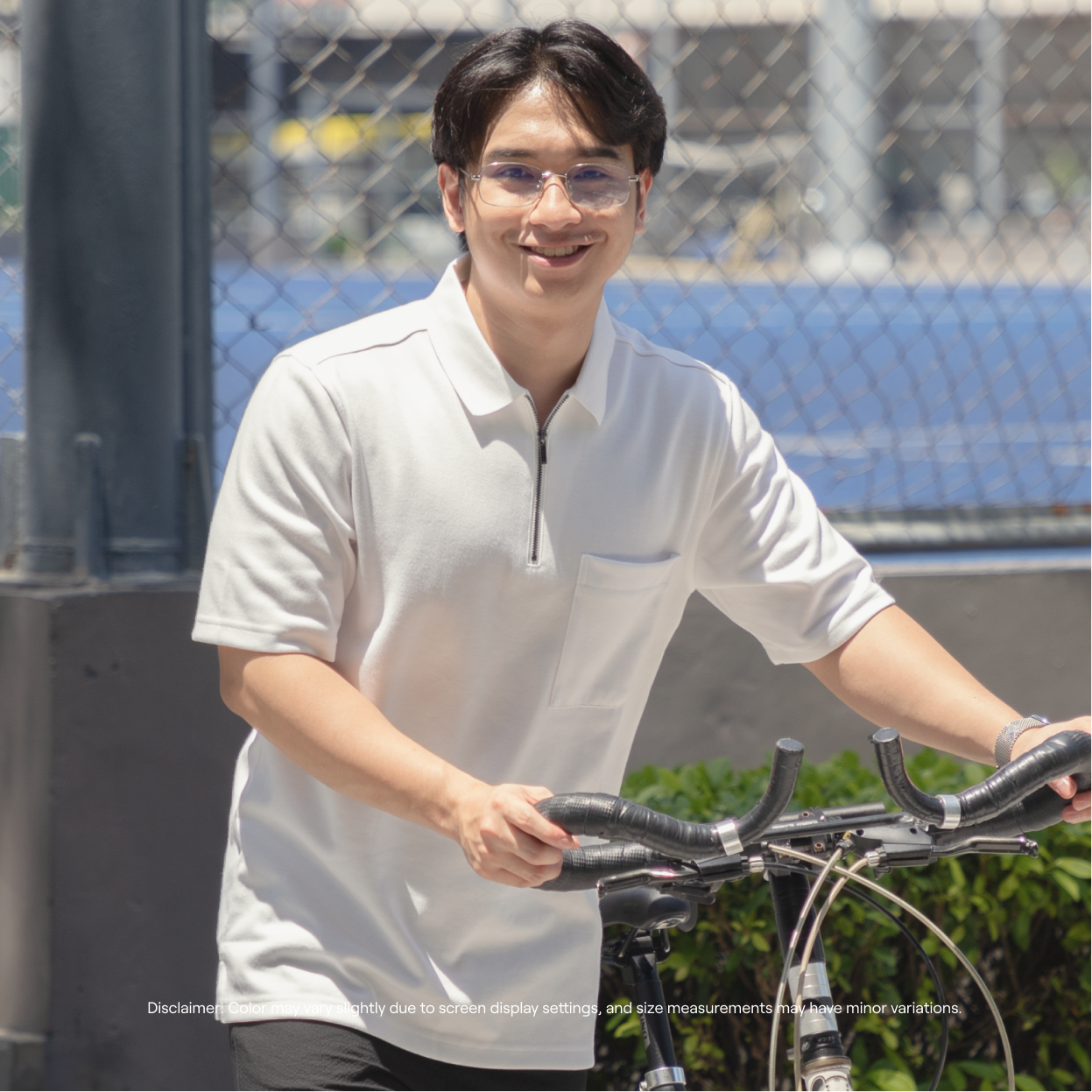 Men's Get-Up, Zip Up Polo Shirt