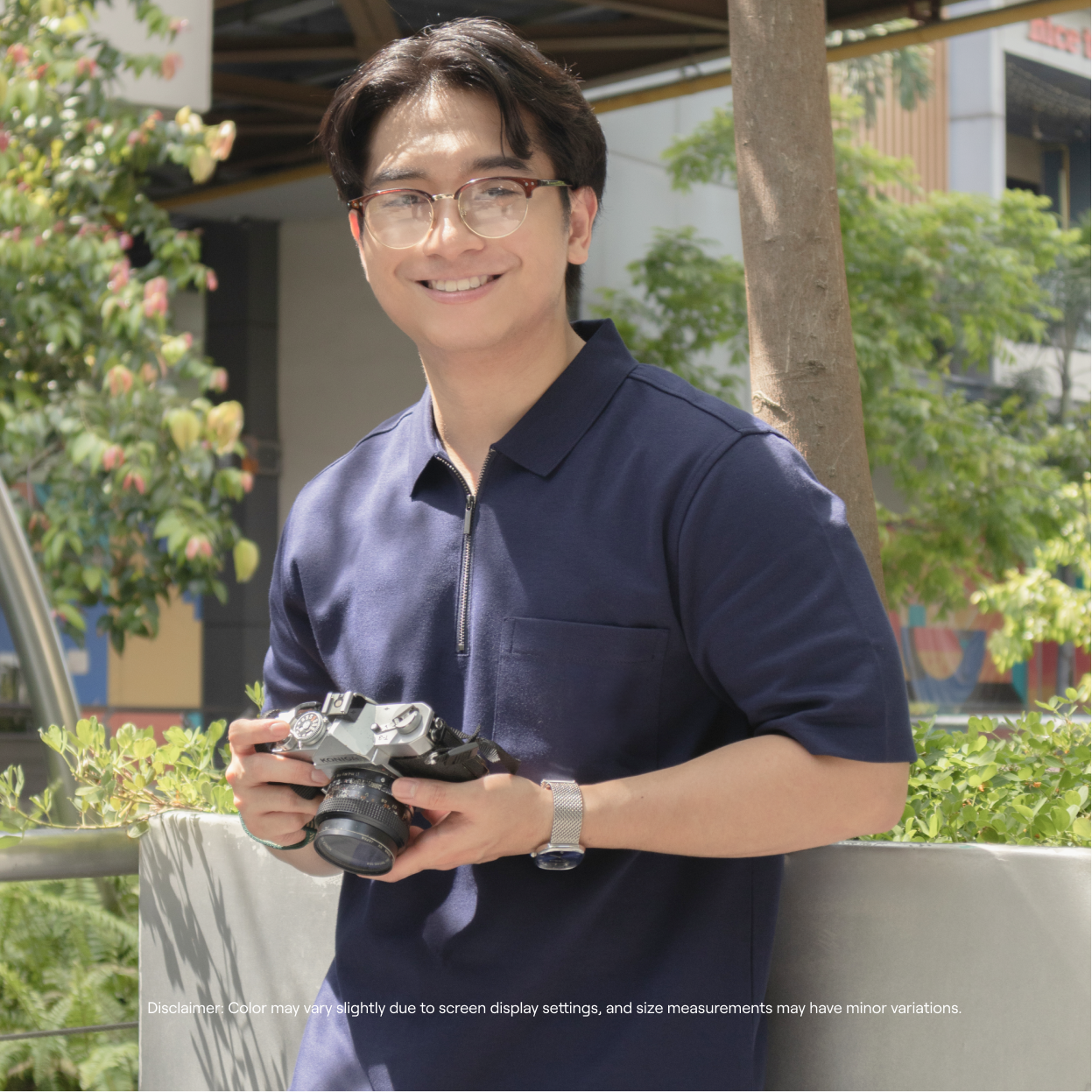 Men's Get-Up, Zip Up Polo Shirt