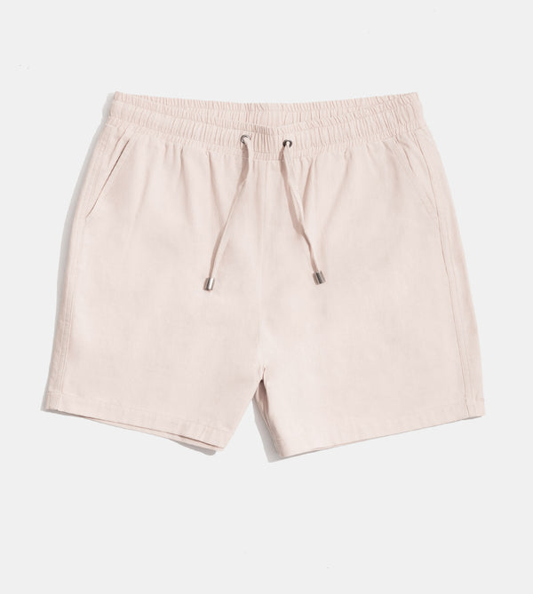 Linen Blend Drawstring Summer Shorts