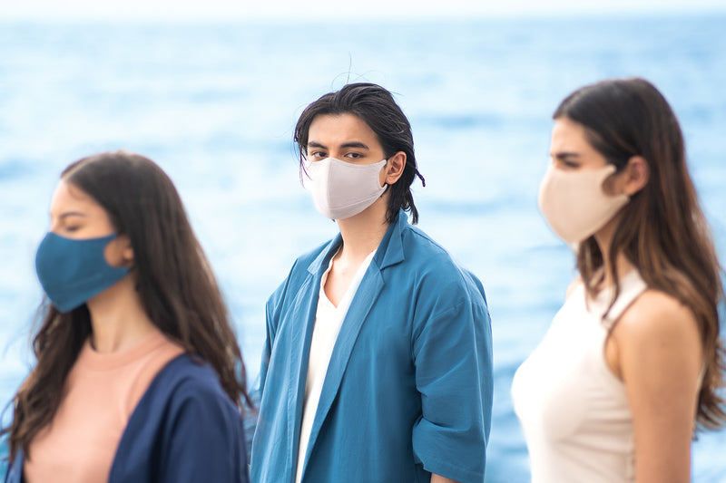 Linen Blend Ergonomic Mask
