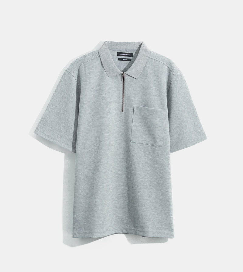 Men's Get-Up, Zip Up Polo Shirt