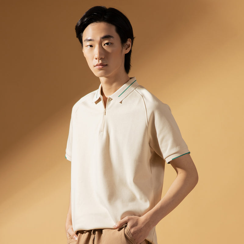 The Starter Pinstripe Polo
