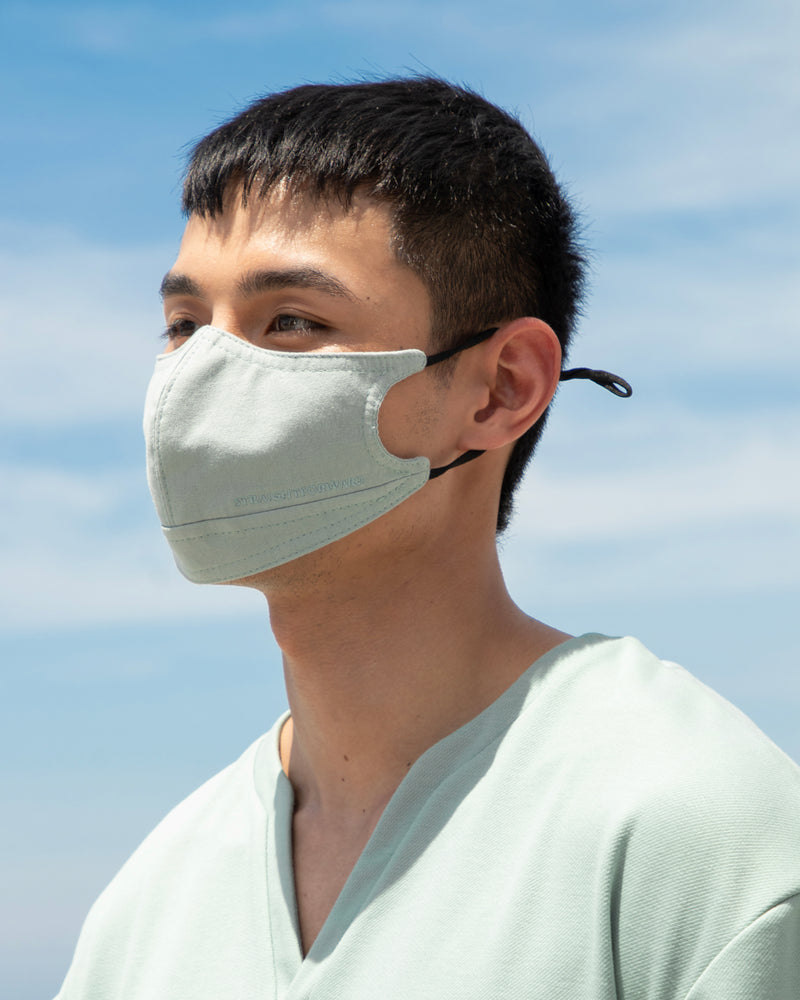 Linen Blend Ergonomic Mask