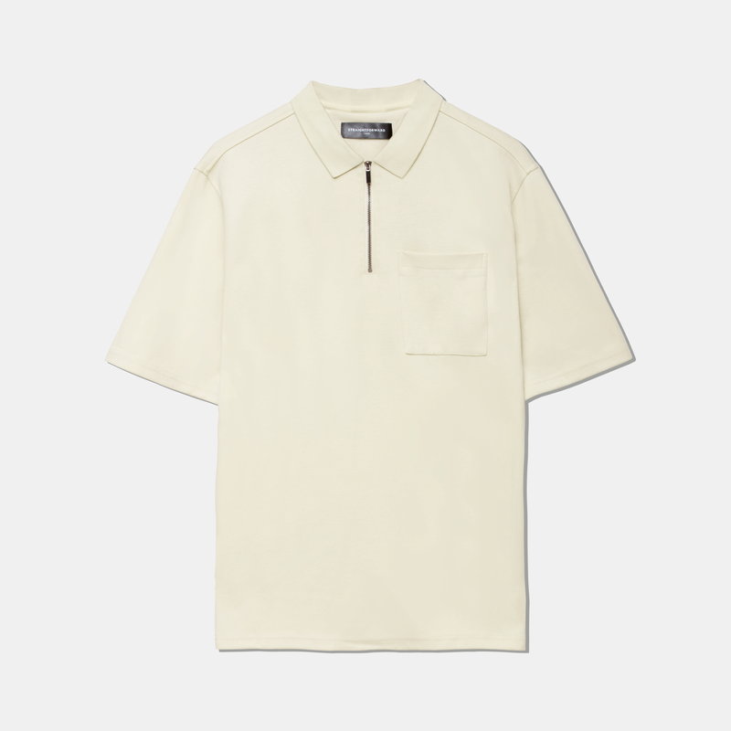 Men s Get Up Zip Up Polo Shirt Straightforward