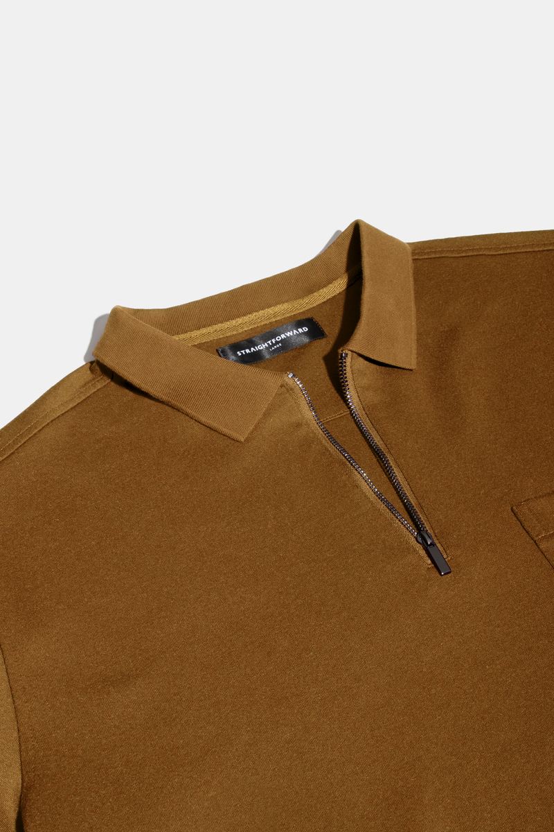 Men's Get-Up, Zip Up Polo Shirt – Straightforward