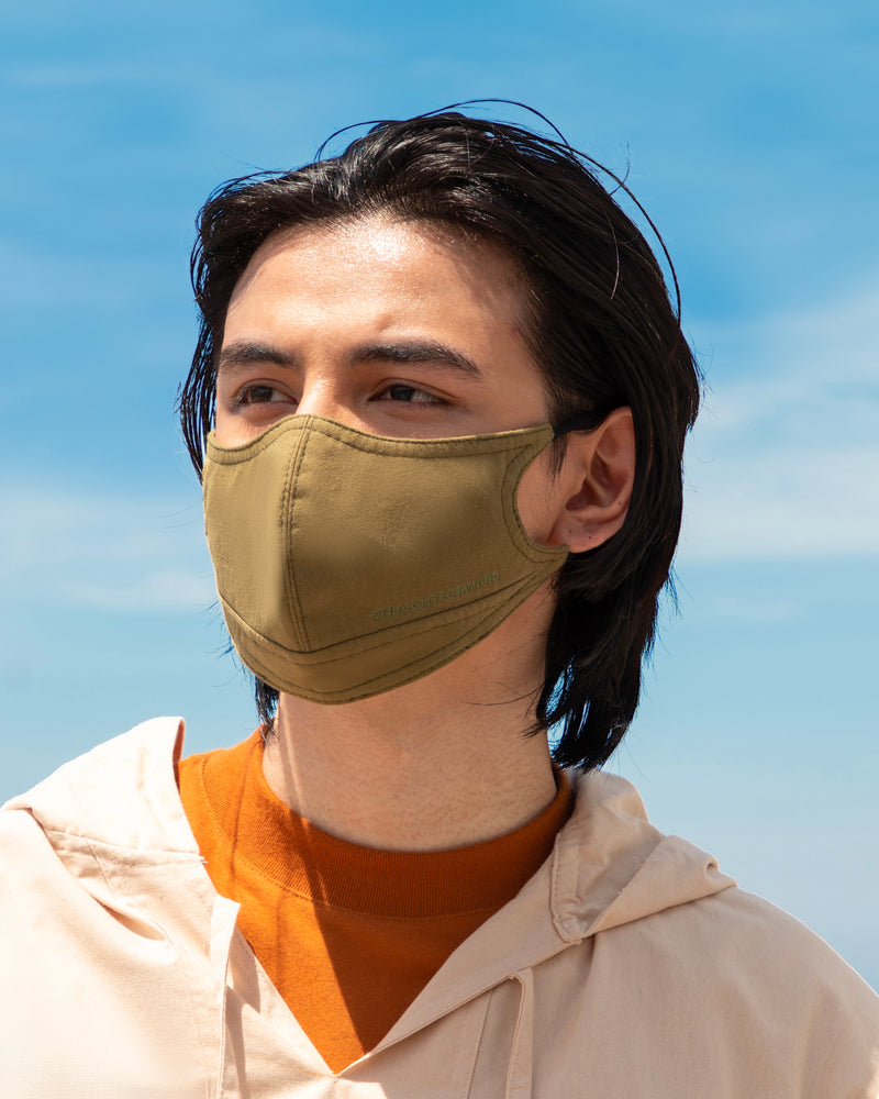 Linen Blend Ergonomic Mask