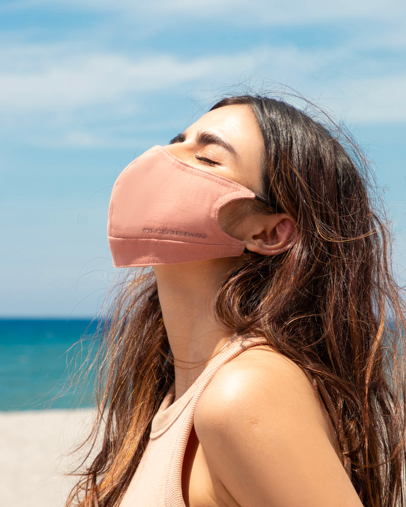 Linen Blend Ergonomic Mask